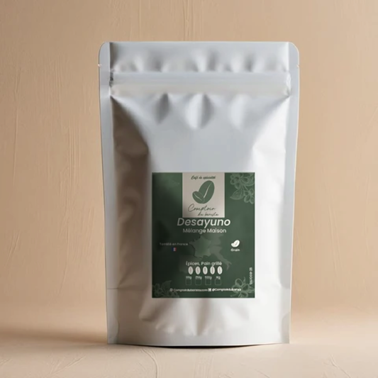 Sachet de café en grain Desayuno, mélange maison intense – Comptoir du Barista
