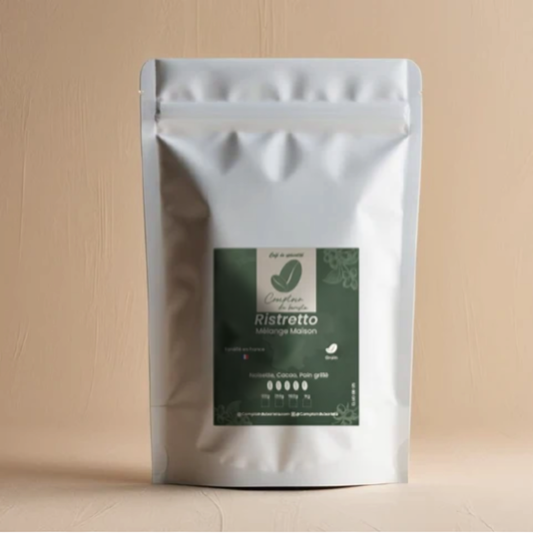 Sachet de café en grain Ristretto, mélange maison corsé – Comptoir du Barista